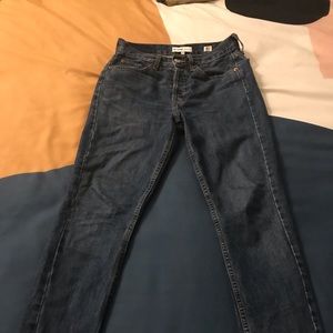 Re/Done originals high rise ankle crop jeans 26